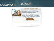 Tablet Screenshot of citizengis.chesterfield.gov