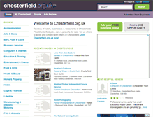 Tablet Screenshot of chesterfield.org.uk