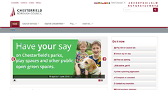Desktop Screenshot of chesterfield.gov.uk