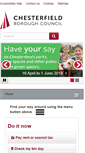 Mobile Screenshot of chesterfield.gov.uk