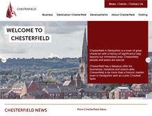 Tablet Screenshot of chesterfield.co.uk