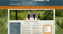 Desktop Screenshot of chesterfield.gov