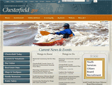 Tablet Screenshot of chesterfield.gov